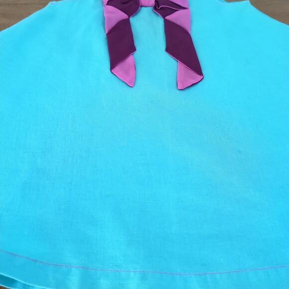 Matilda Jane Paint By Numbers All Wrapped Up Bow Linen Dress size 4 - Picture 3 of 11